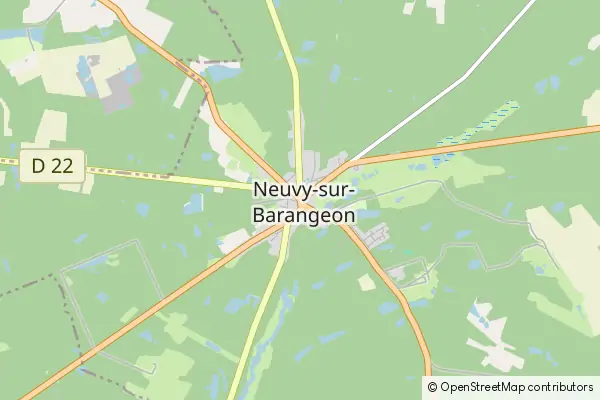 Karte Neuvy-sur-Barangeon