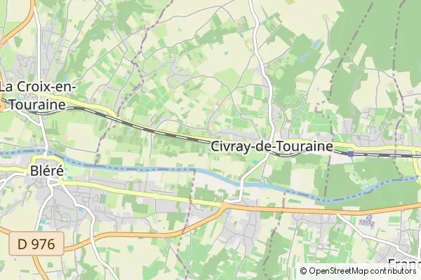 Karte Civray-de-Touraine