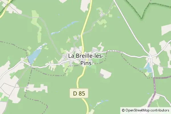 Karte La Breille-les-Pins