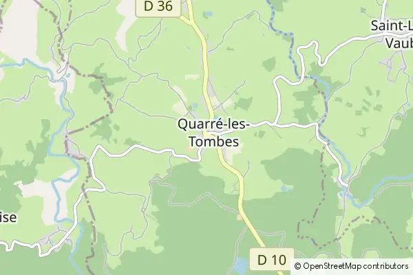 Karte Quarré-les-Tombes