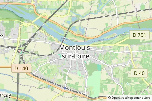 Karte Montlouis-sur-Loire
