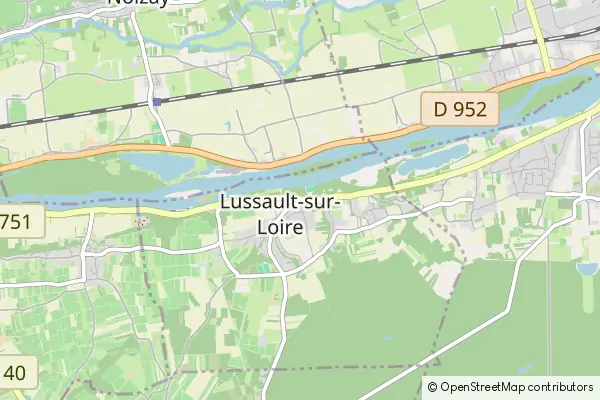 Karte Lussault-sur-Loire