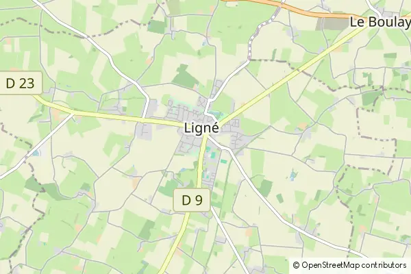 Karte Ligné