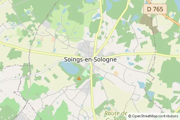 Karte Soings-en-Sologne