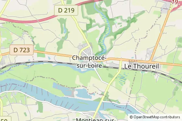 Karte Champtocé-sur-Loire