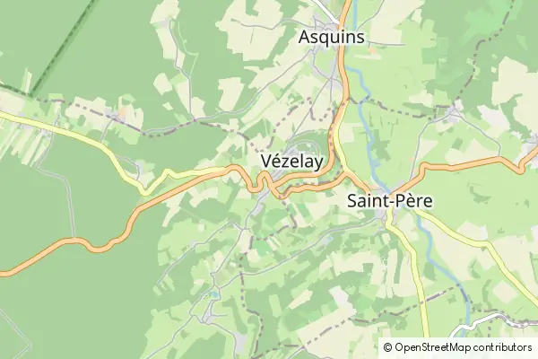 Karte Vézelay