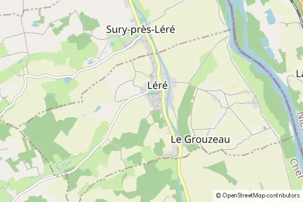 Karte Léré