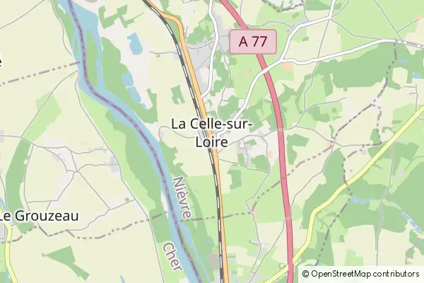 Karte La Celle-sur-Loire