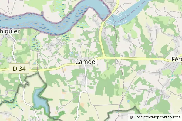 Karte Camoël