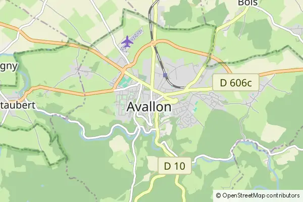 Karte Avallon