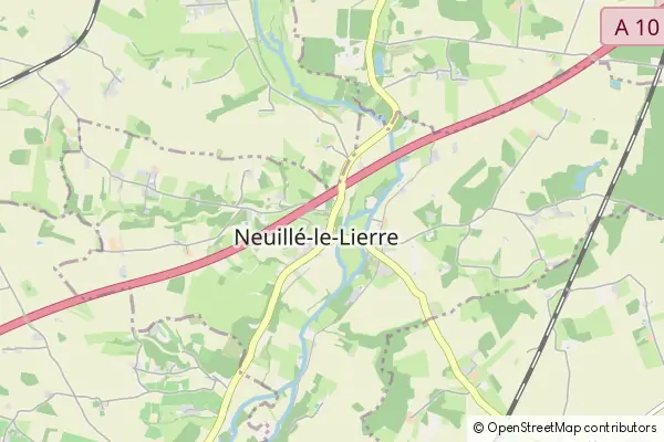 Karte Neuillé-le-Lierre