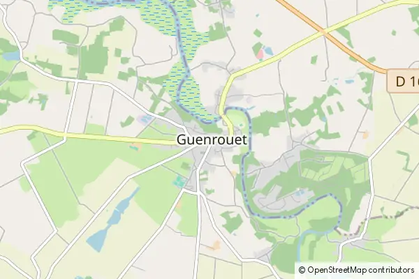 Karte Guenrouet