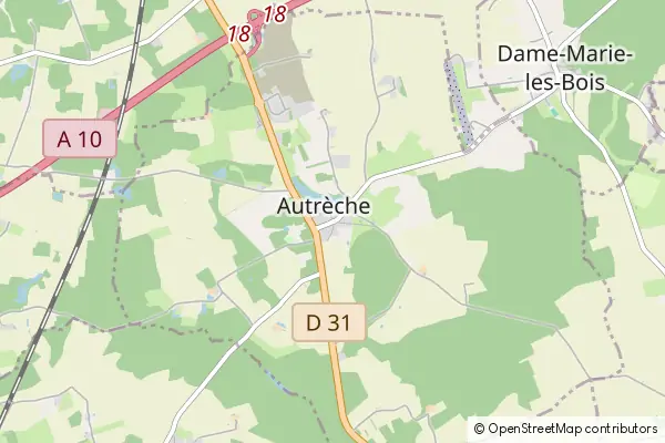 Karte Autrèche