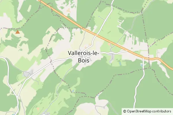 Karte Vallerois-le-Bois