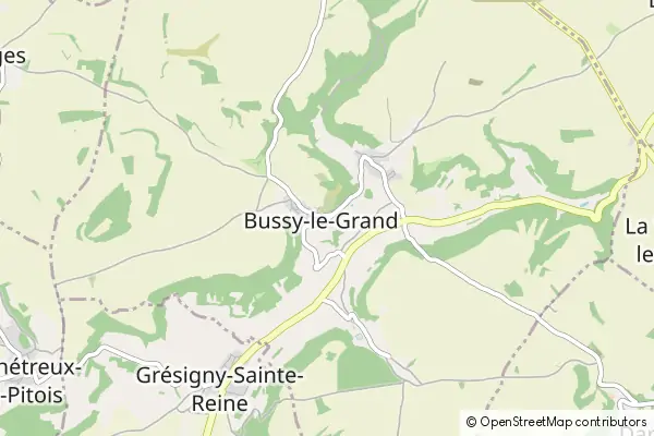 Karte Bussy-le-Grand