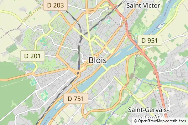 Karte Blois