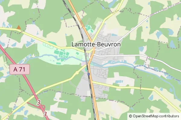 Karte Lamotte-Beuvron