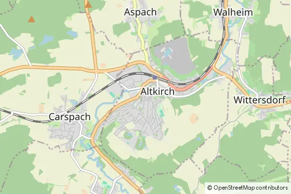 Karte Altkirch