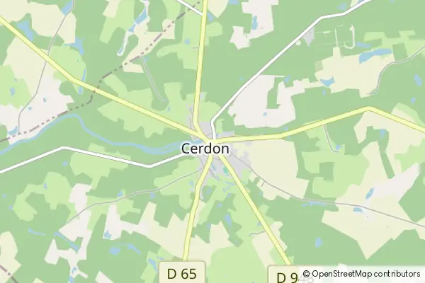 Karte Cerdon