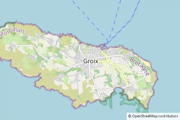 Karte Île de Groix