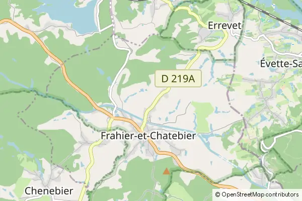 Karte Frahier-et-Chatebier