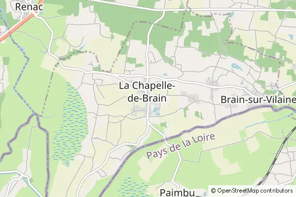 Karte La Chapelle De Brain