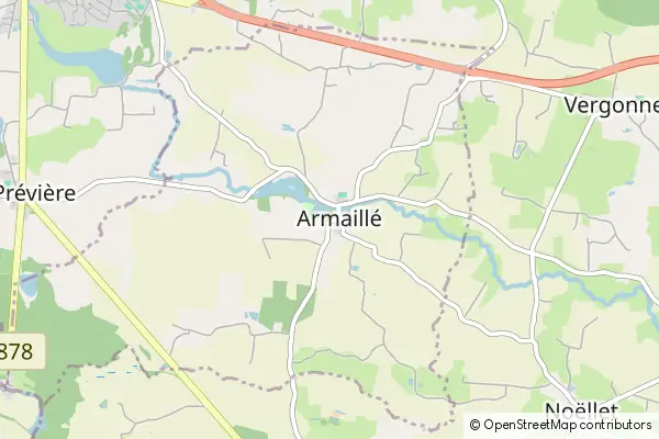 Karte Armaillé