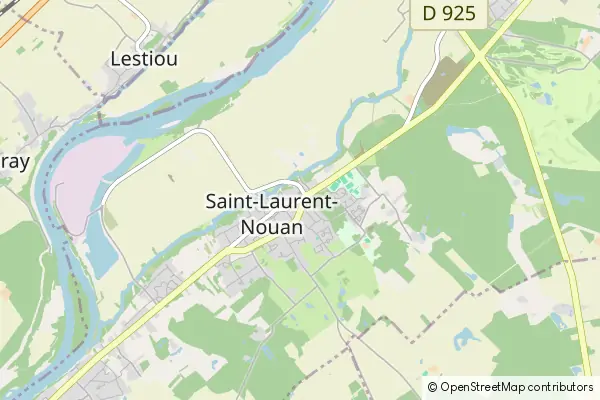 Karte Saint-Laurent-Nouan