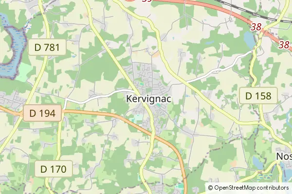 Karte Kervignac