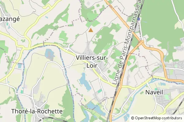 Karte Villiers-sur-Loir