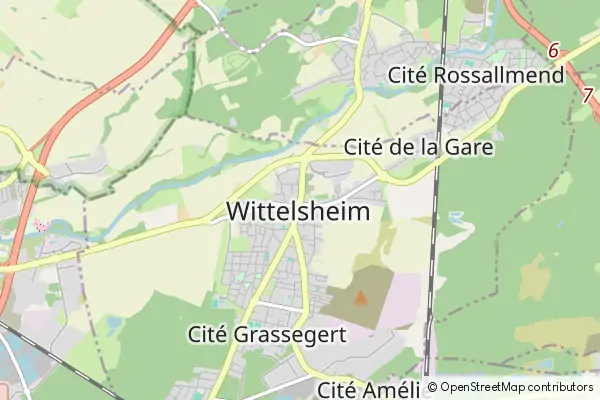 Karte Wittelsheim