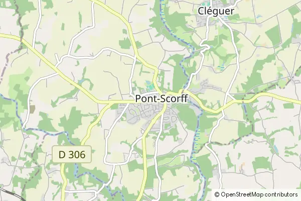 Karte Pont-Scorff