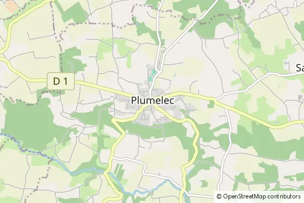 Karte Plumelec