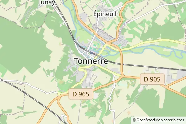 Karte Tonnerre