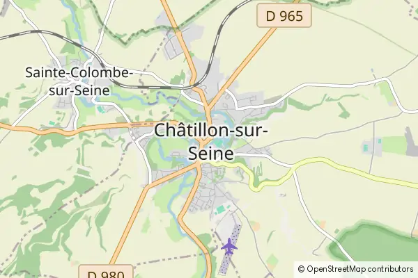 Karte Châtillon-sur-Seine