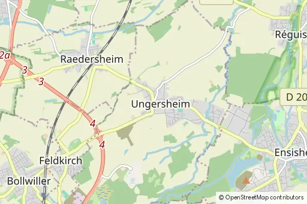 Karte Ungersheim