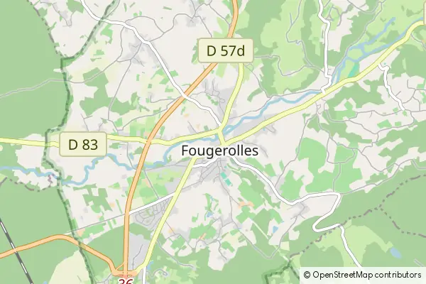 Karte Fougerolles