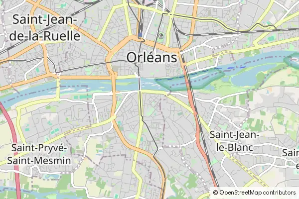 Karte Saint-Jean-le-Blanc