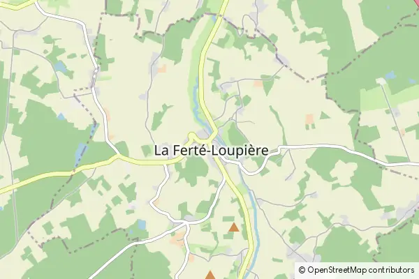 Karte La Ferté-Loupière