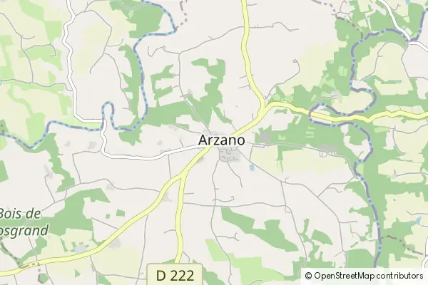 Karte Arzano