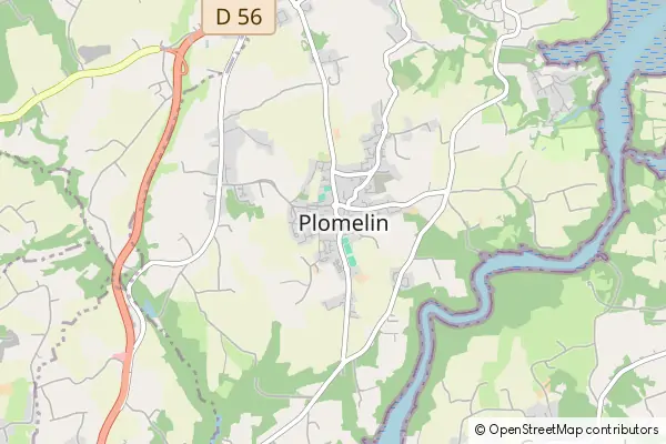Karte Plomelin