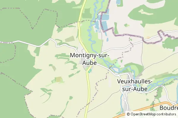 Karte Montigny-sur-Aube