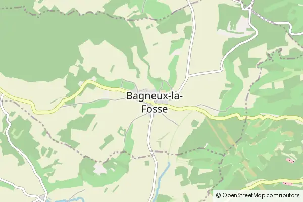 Karte Bagneux-la-Fosse