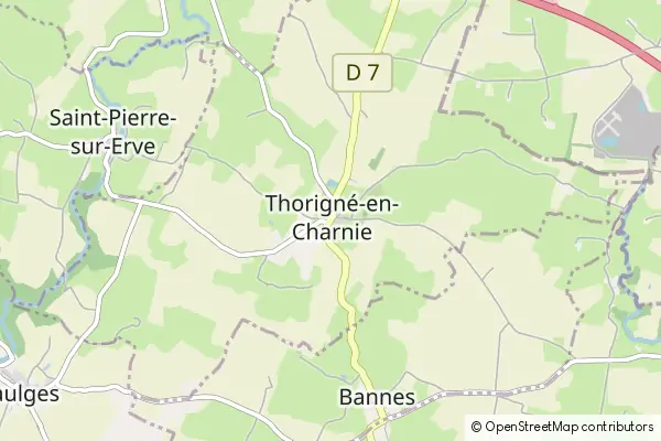 Karte Thorigné-en-Charnie