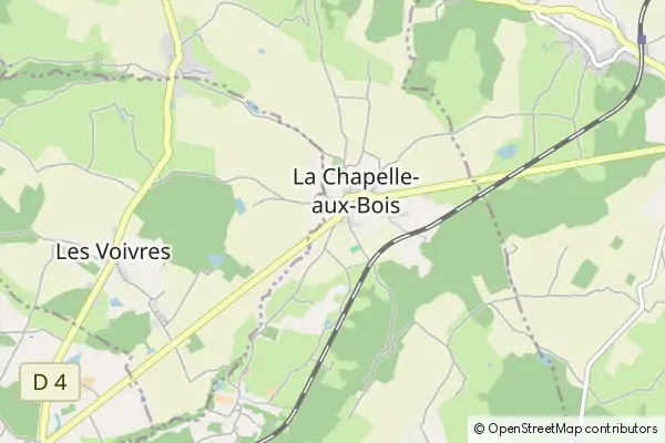 Karte La Chapelle-aux-Bois