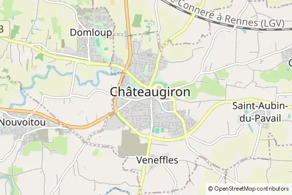 Karte Châteaugiron