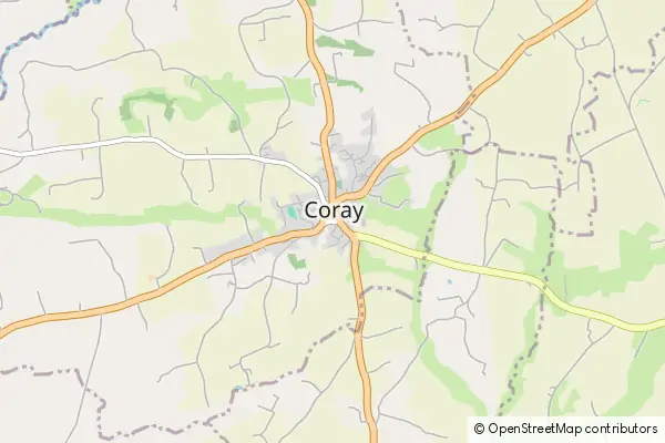 Karte Coray