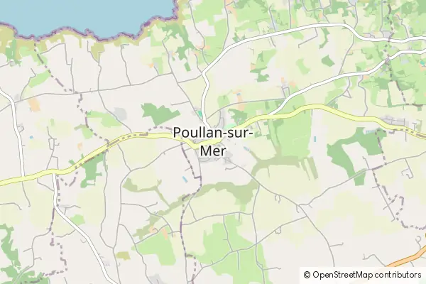 Karte Poullan-sur-Mer