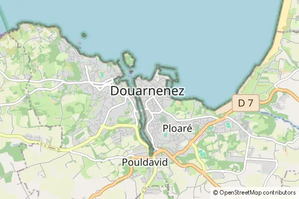 Karte Douarnenez