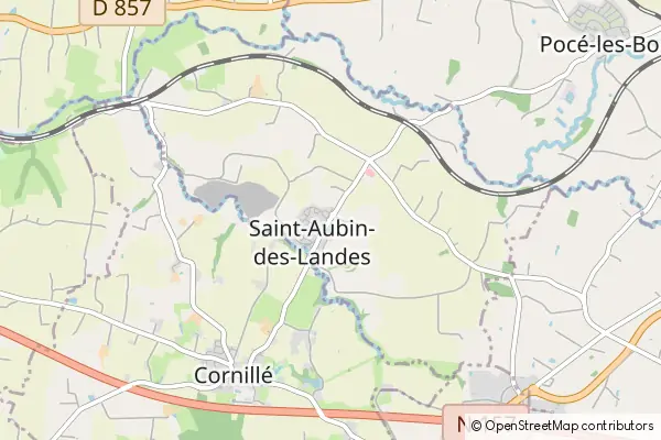 Karte Saint-Aubin-des-Landes